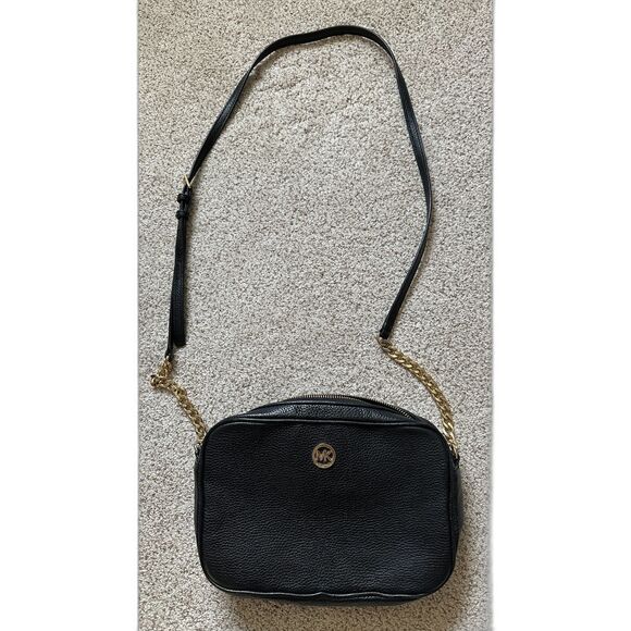 Michael Kors Fulton Large Pebbled Leather Crossbody Bag - Picture 2 of 8